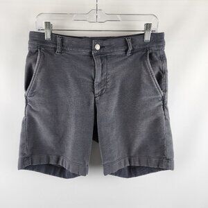 Faherty Shorts Mens 30x7 Faded Blue Stretch Terry Short
